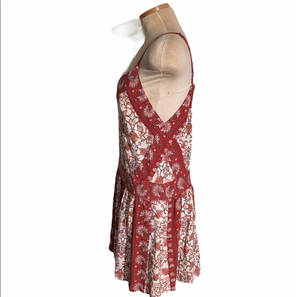 Tigerlily Dresses Tigerlily Red Hamilton Dress Floral Bohemian Poshmark
